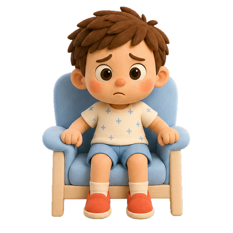 The worried Stop the Drip character